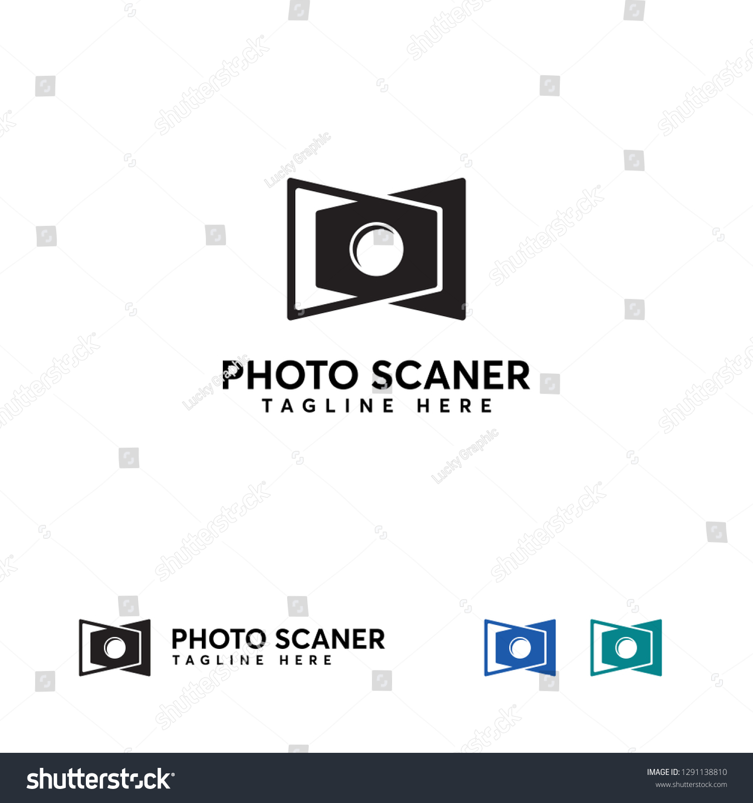 Photo Scanner Logo Designs Vector Photo Stock Vector (Royalty Free ...