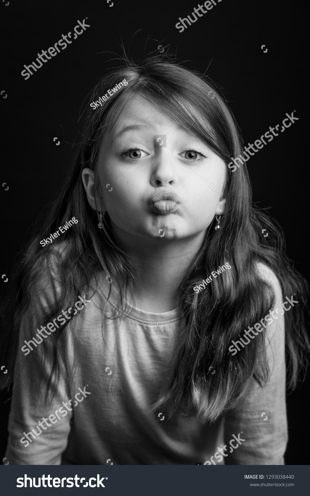 Years Old Girl Portrait Stock Photo Shutterstock