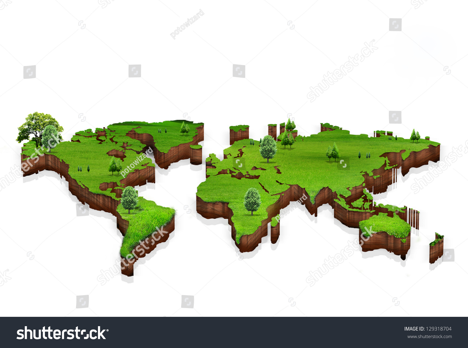 World Map Background Grass Field 스톡 일러스트 129318704 | Shutterstock