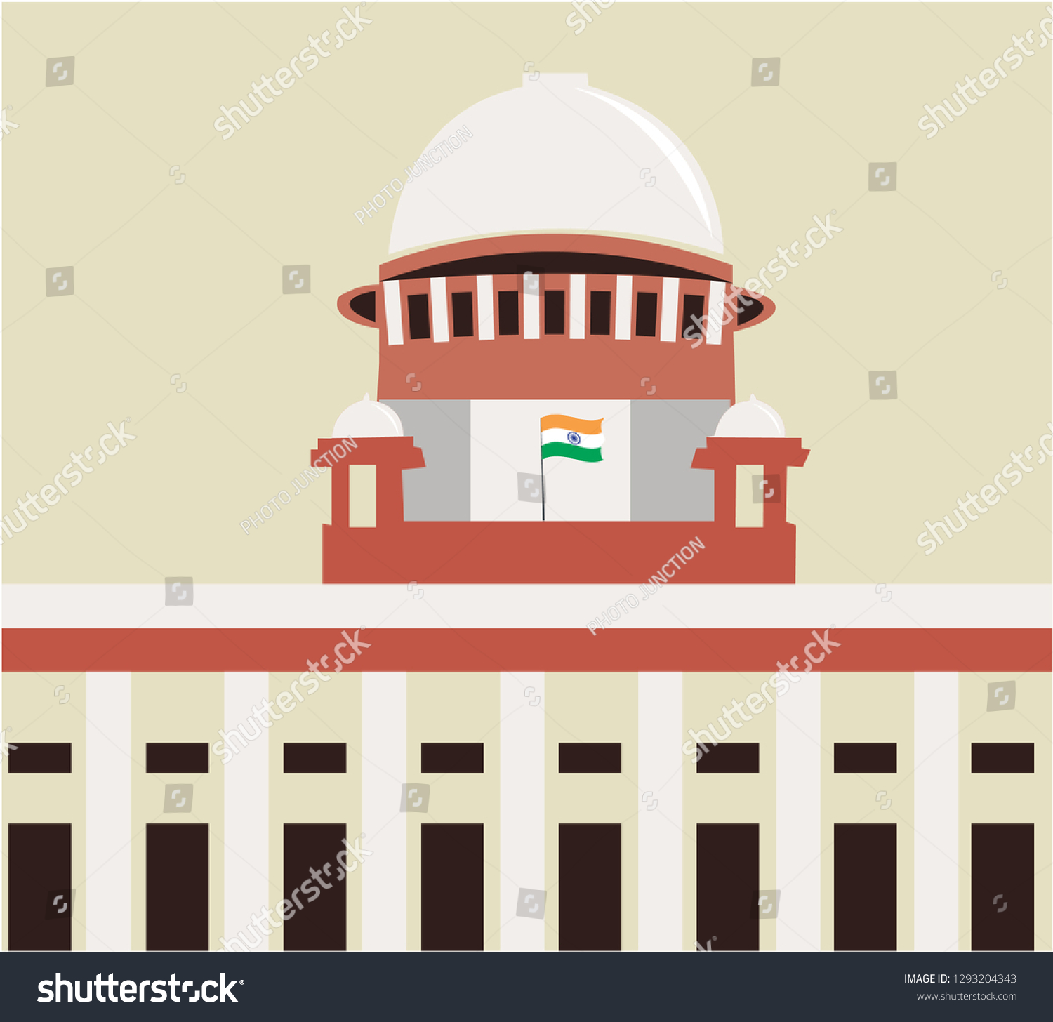 Supreme Court India Stock Vector (Royalty Free) 1293204343 | Shutterstock