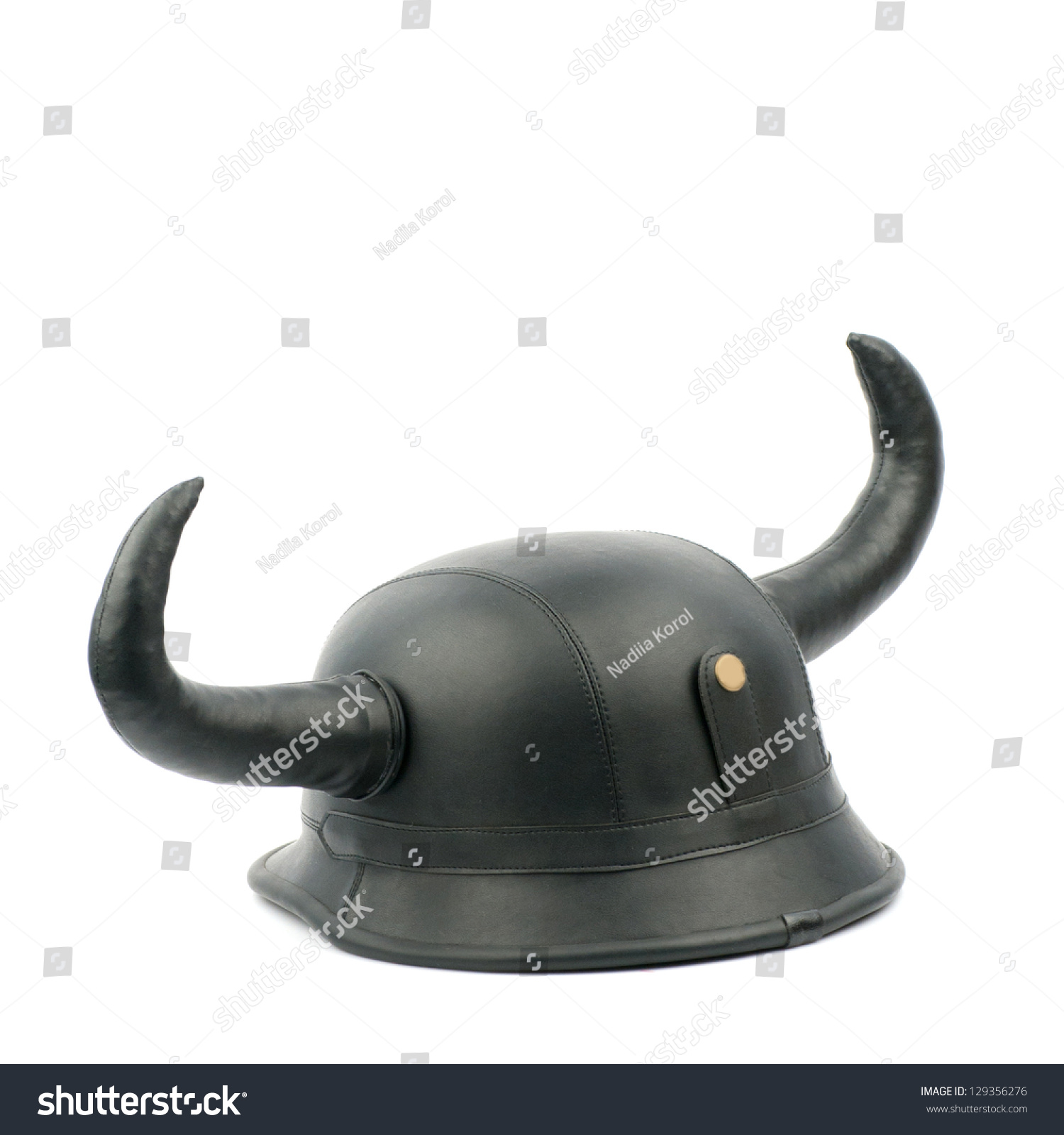 motorcycle helmet with bull horns