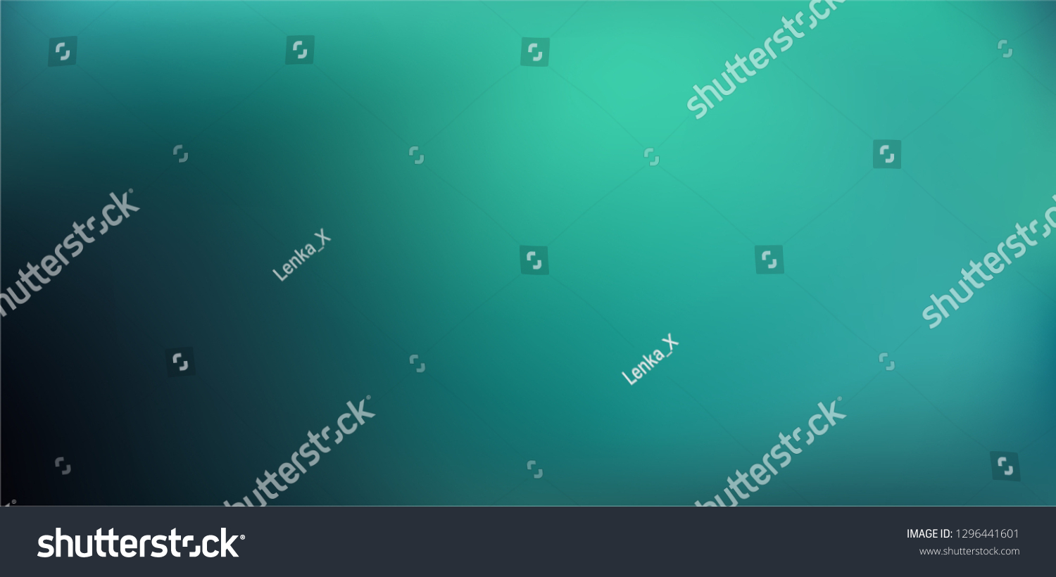 Abstract Dark Teal Background Blurred Turquoise Stock Vector (Royalty ...