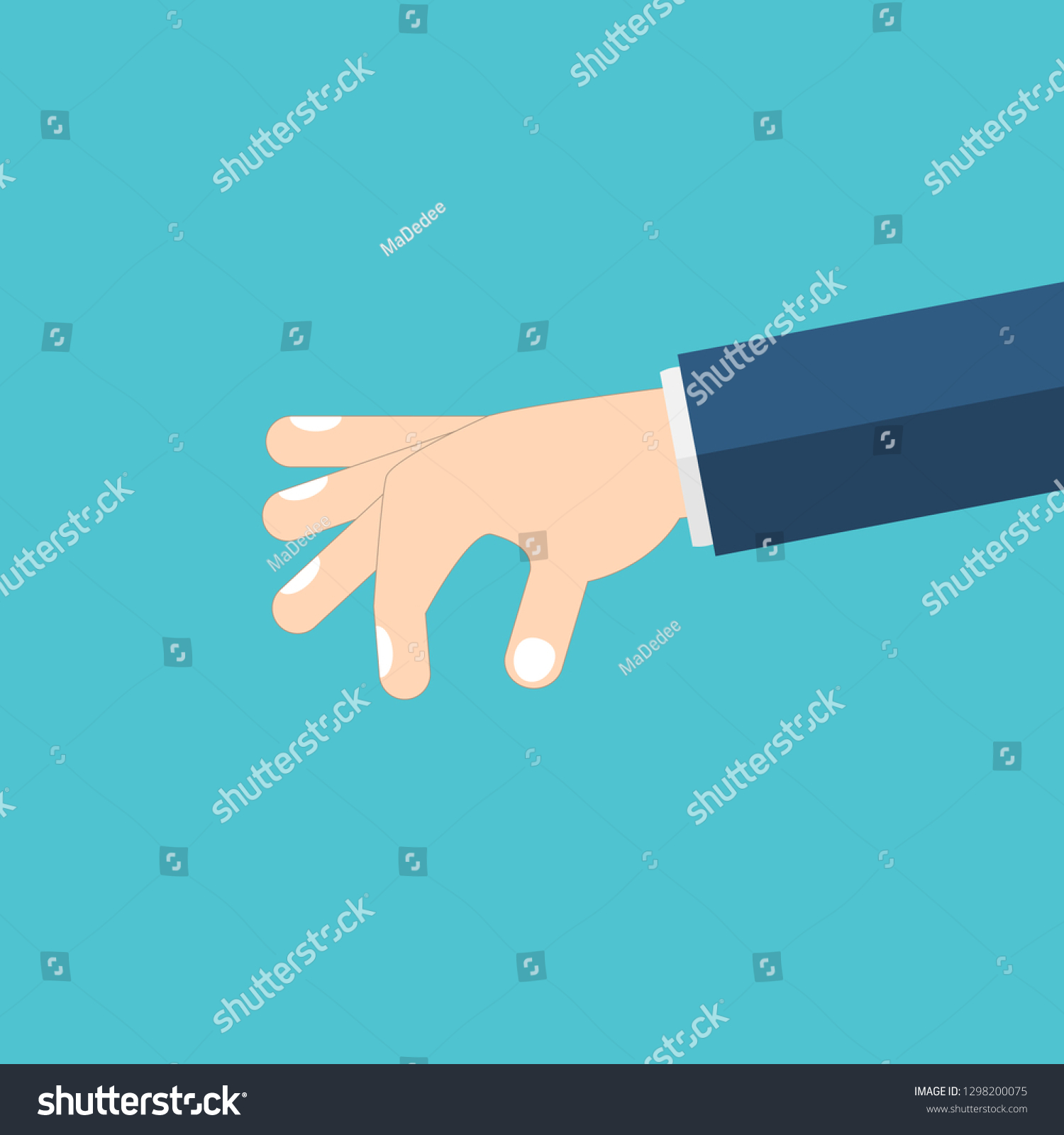 Picking Hand Vector Stock Vector (Royalty Free) 1298200075 | Shutterstock