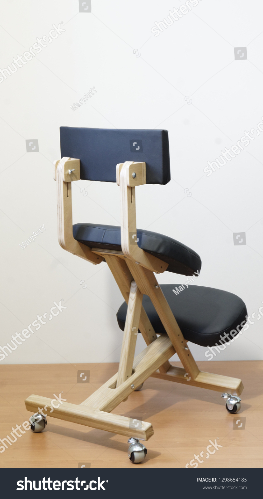 Kneeling Chair Good Posture Office Equipment Stock Photo 1298654185   Stock Photo Kneeling Chair For Good Posture Office Equipment 1298654185 