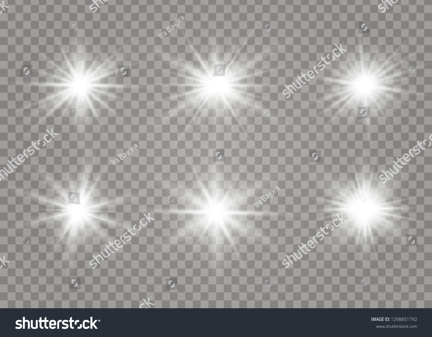 Star Explodes On Transparent Background Sparkling Stock Vector (Royalty ...