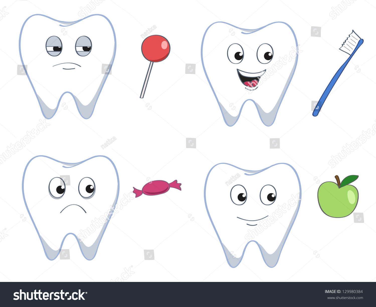 Задания про зубы для детей