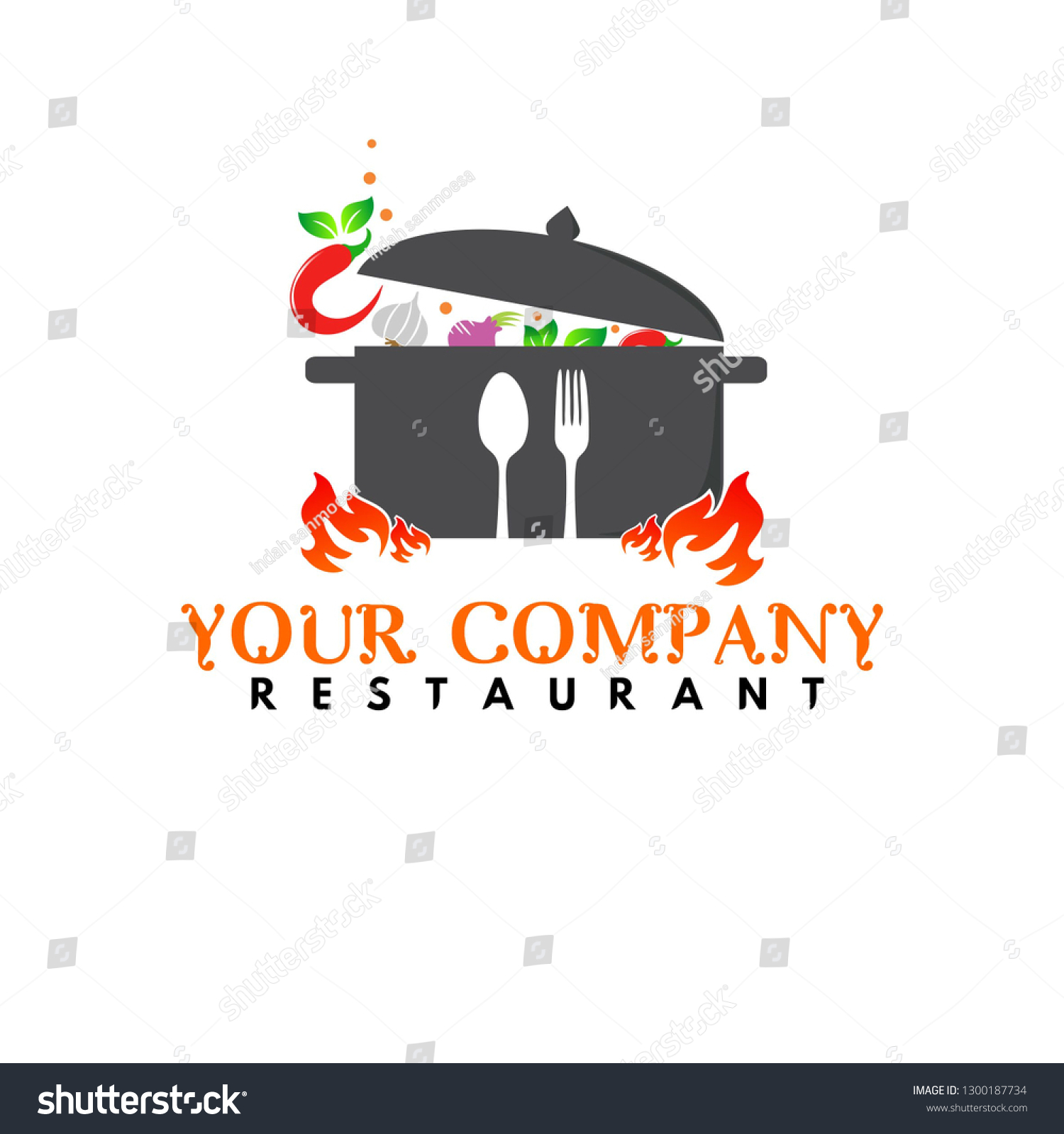 indian restaurant logo design