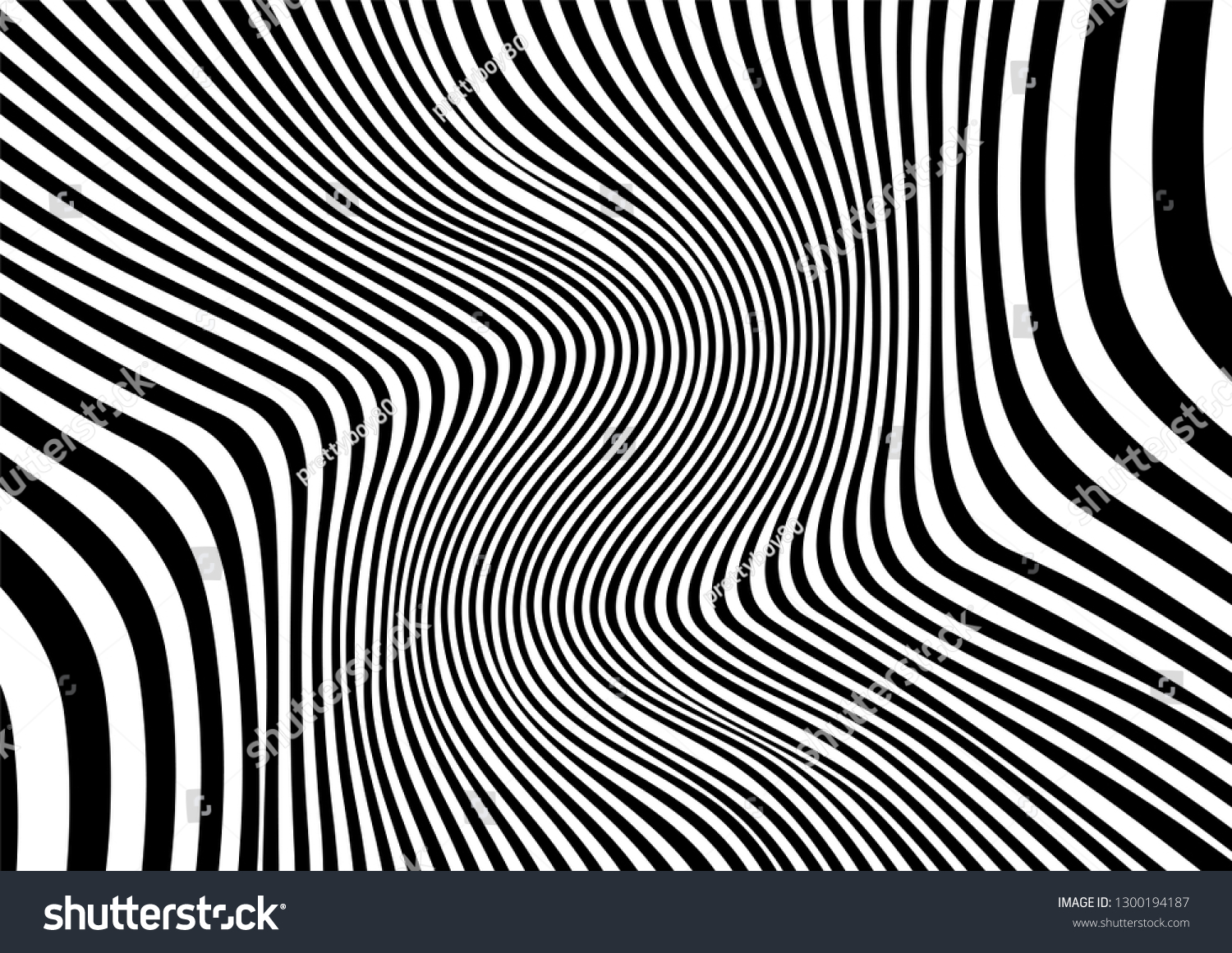 Abstract Distorted Black White Background Vector Stock Vector (Royalty ...