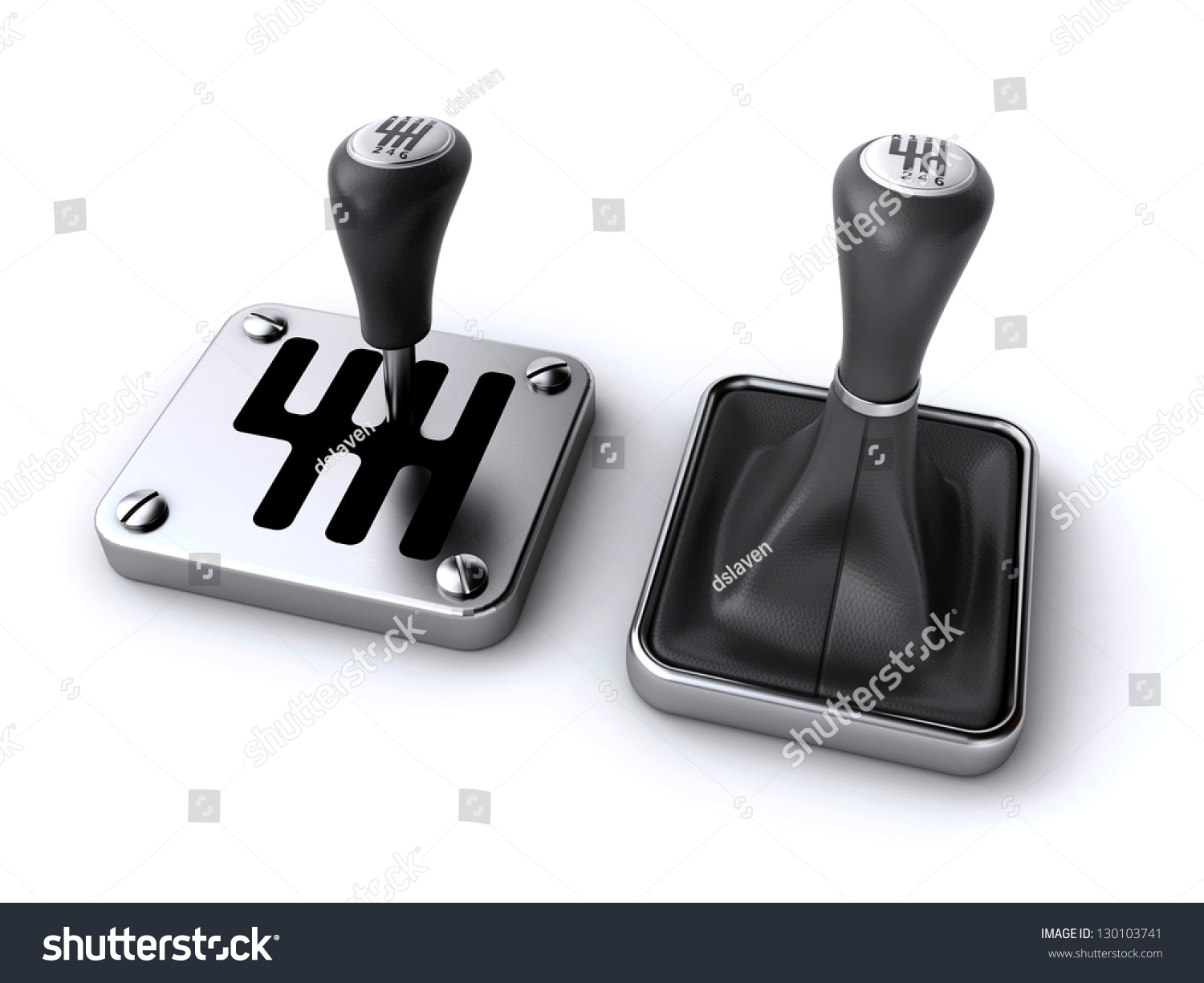 Car Gear Sticks Stock Illustration 130103741 Shutterstock