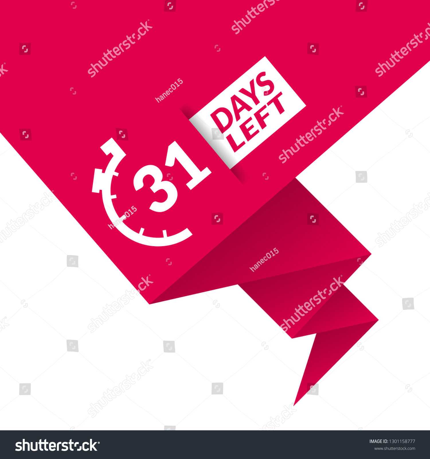 308 31 Day Left Images, Stock Photos & Vectors | Shutterstock