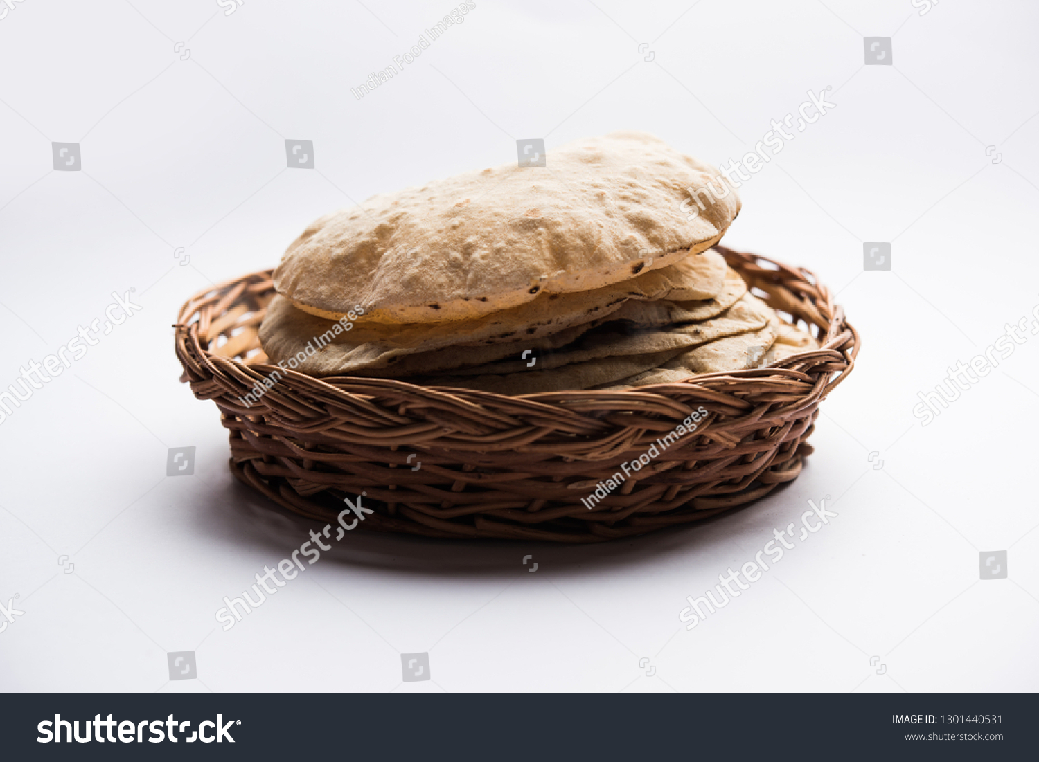 Chapati Tava Roti Known Indian Bread Stock Photo 1301440531 | Shutterstock