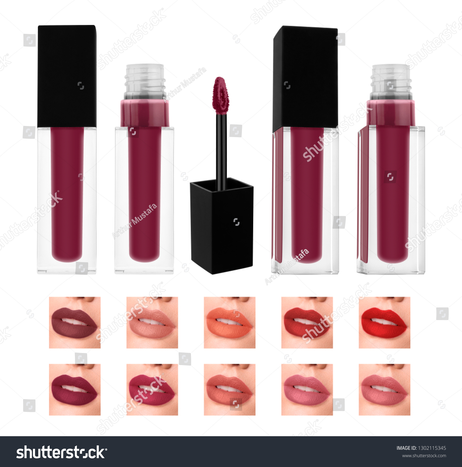 liquid lipstick tubes