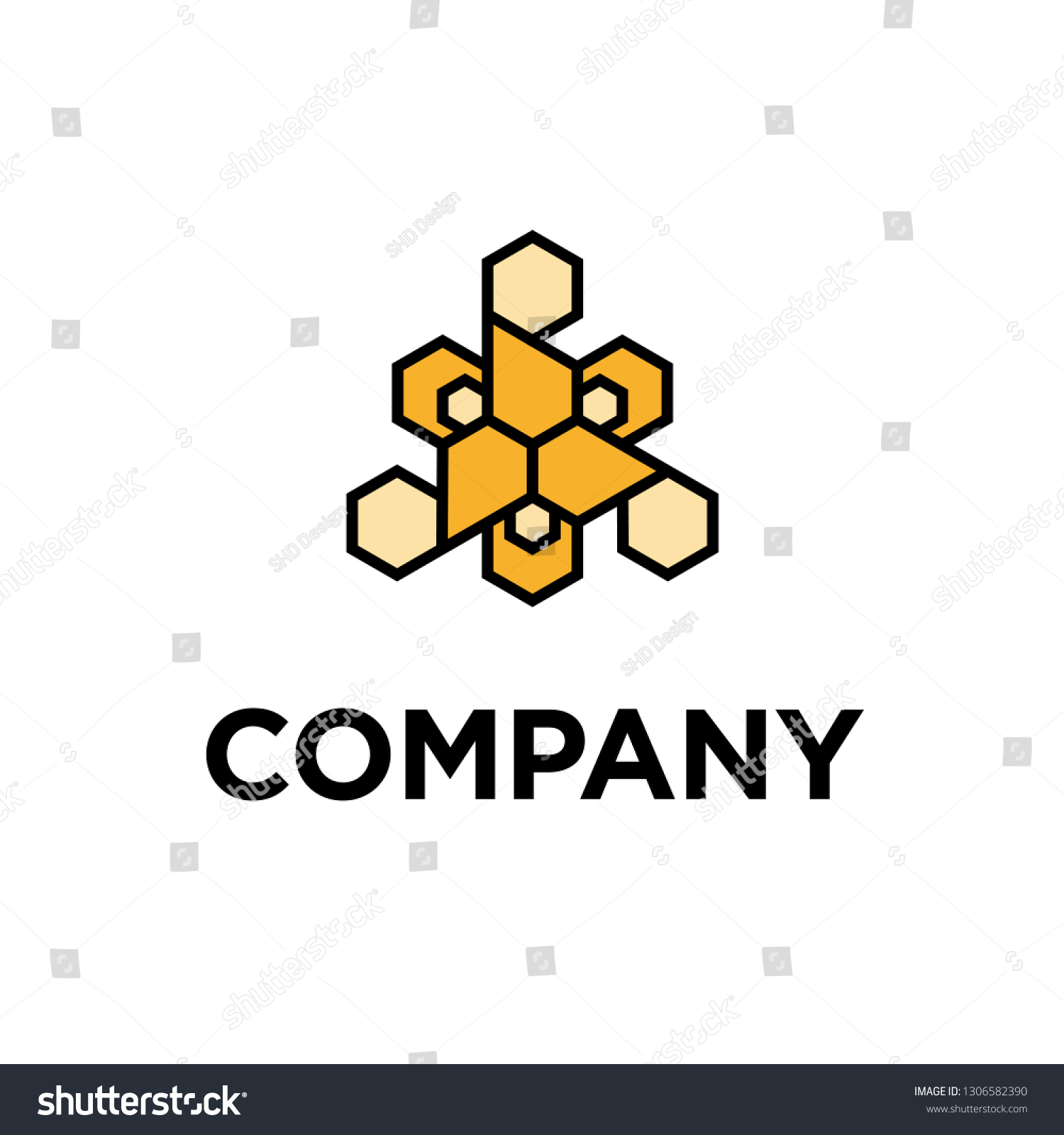 Modern Beehive Logo Stock Vector (Royalty Free) 1306582390 | Shutterstock