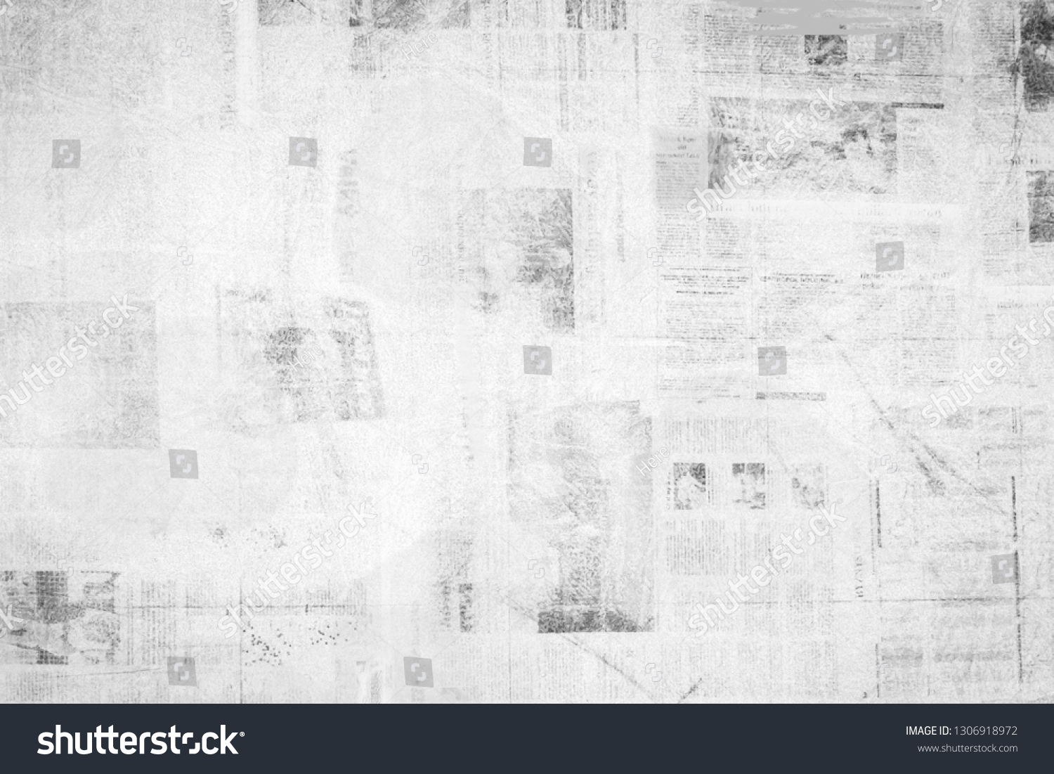 Old Newspaper Background Grunge Black White Stock Photo 1306918972 ...