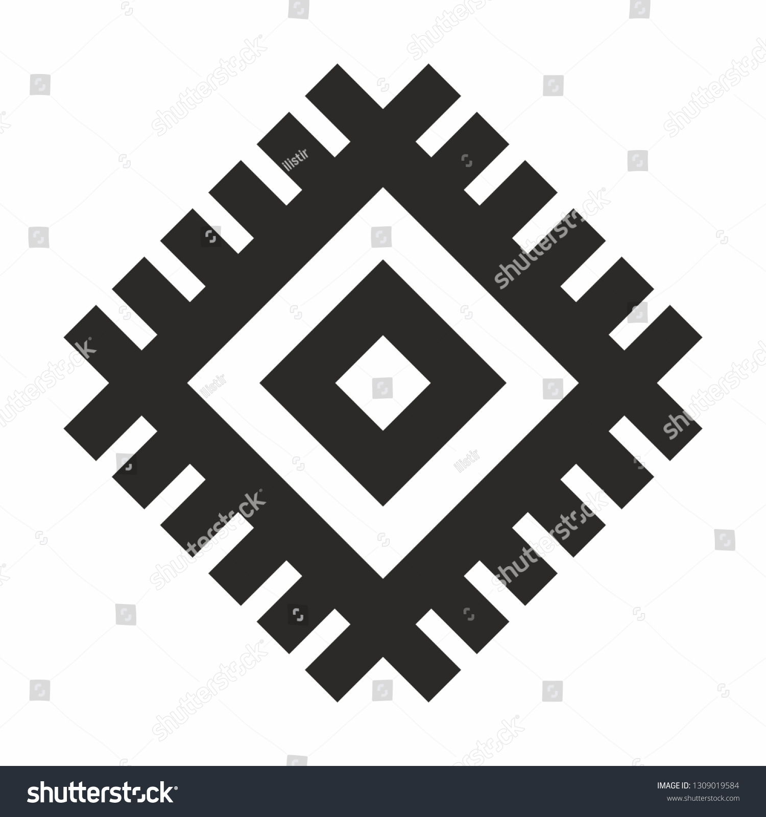 Carpet Kilim Motifs Stock Vector (Royalty Free) 1309019584 | Shutterstock