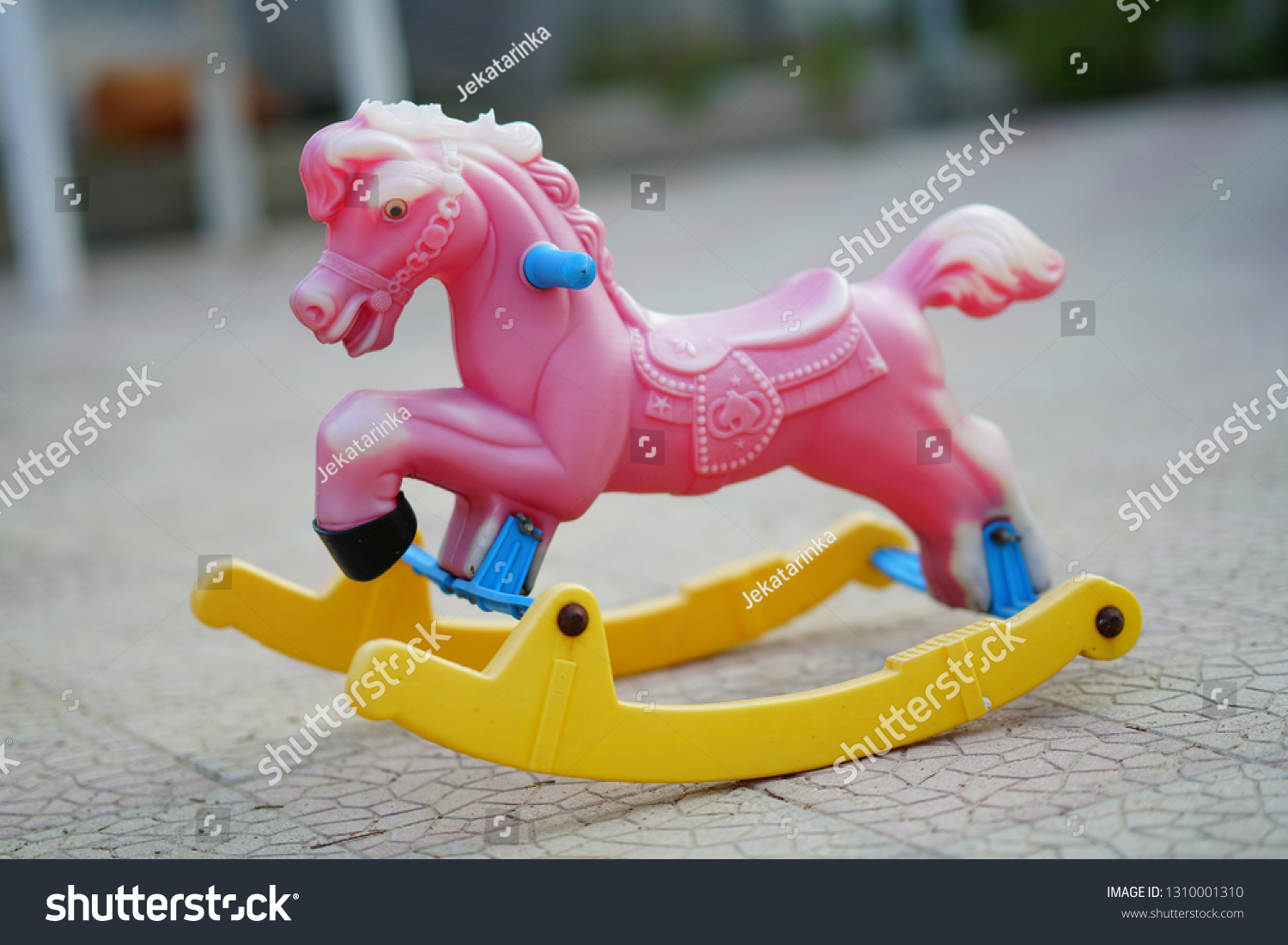 Old Beautiful Rocking Horse Pastel Colors Stock Photo 1310001310 |  Shutterstock