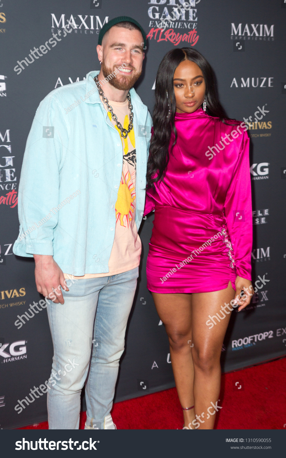 Travis Kelce L Kayla Nicole Attends Stock Photo 1310590055 | Shutterstock