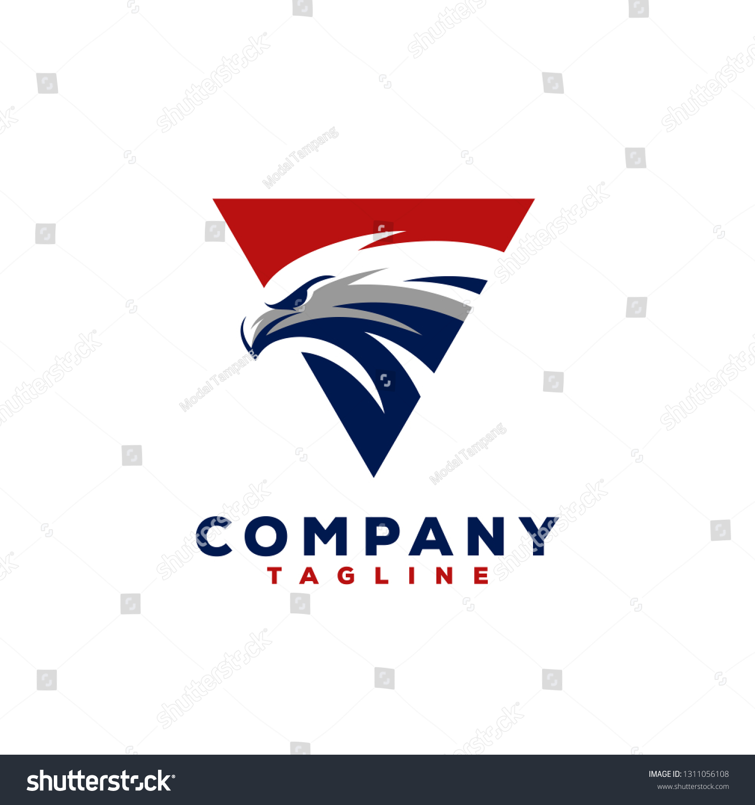 Eagle Logo Design Stock Vector (Royalty Free) 1311056108 | Shutterstock