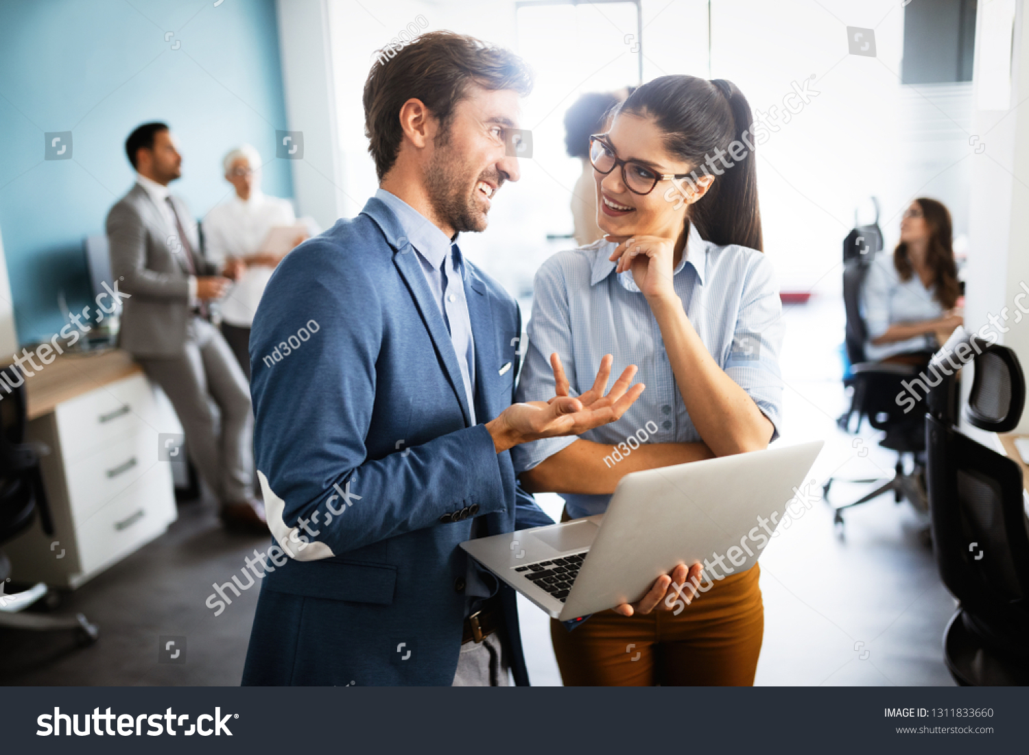 Business Meeting Teamwork By Business People Stock Photo 1311833660 ...