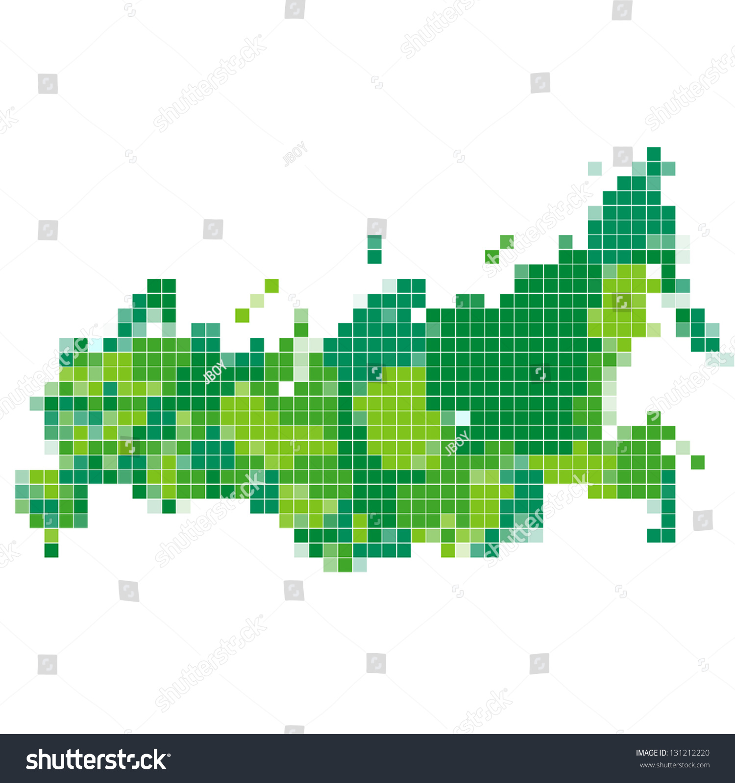 Пиксельная карта России