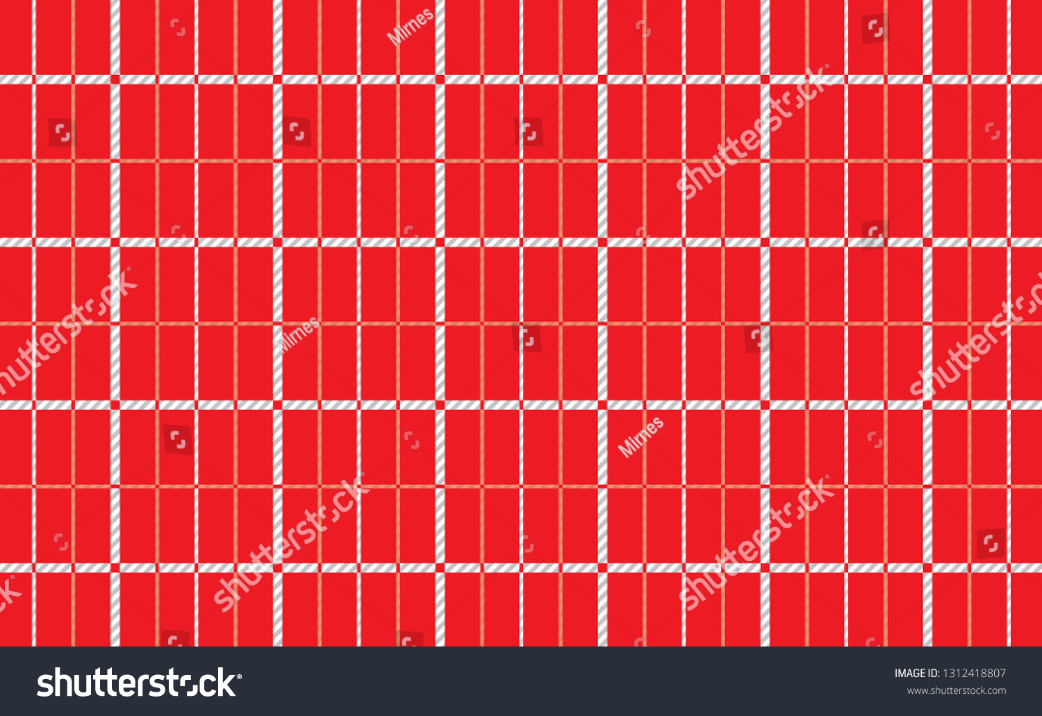 Red Gingham Pattern Teblechlothvector Illustrationtexture Rhombussquares Stock Vector Royalty 3173