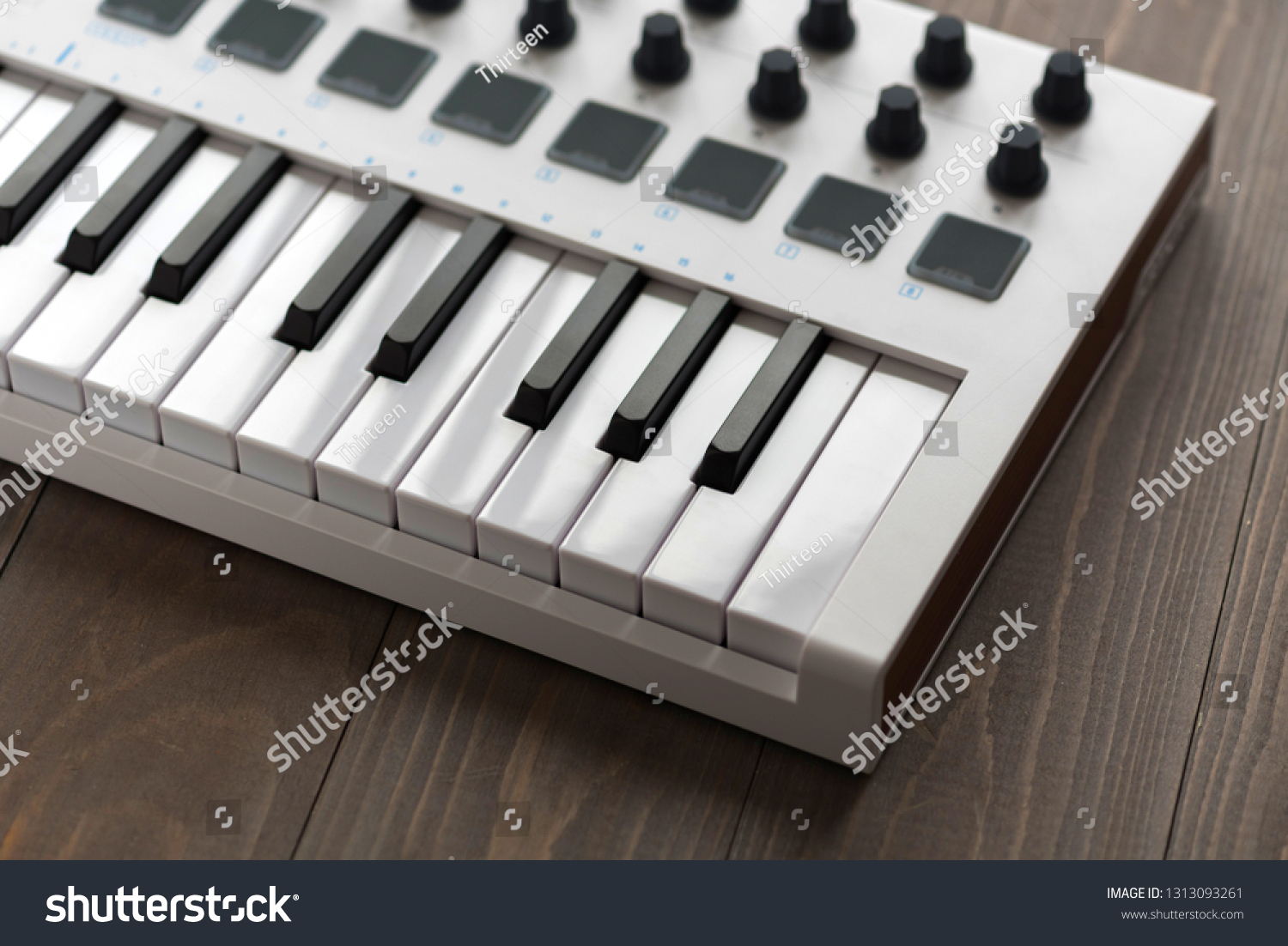 keyboard with faders