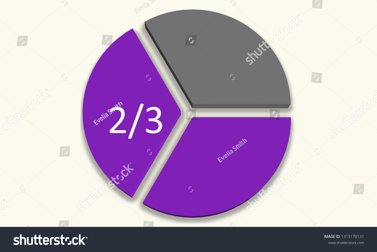 purple-pie-chart-twothirds-stock-illustration-1313178131-shutterstock