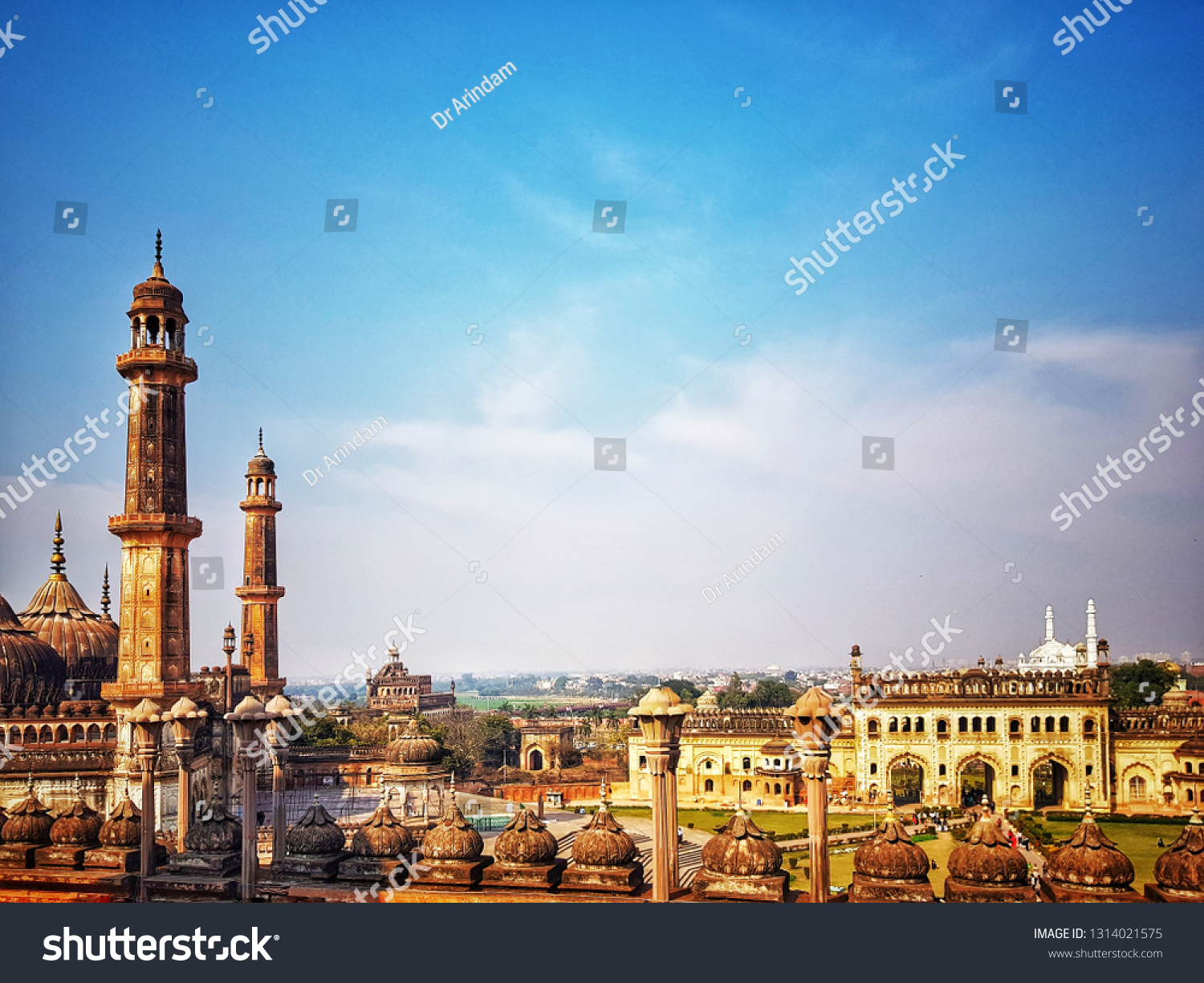 Lucknow City Skyline View Lucknow Tourism Stock Photo 1314021575