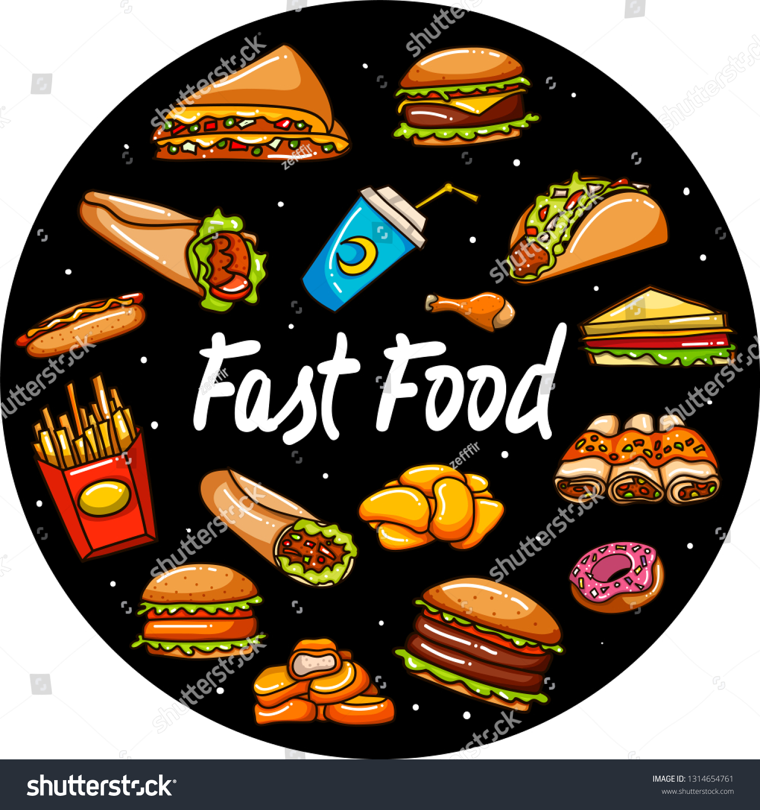 fast food set