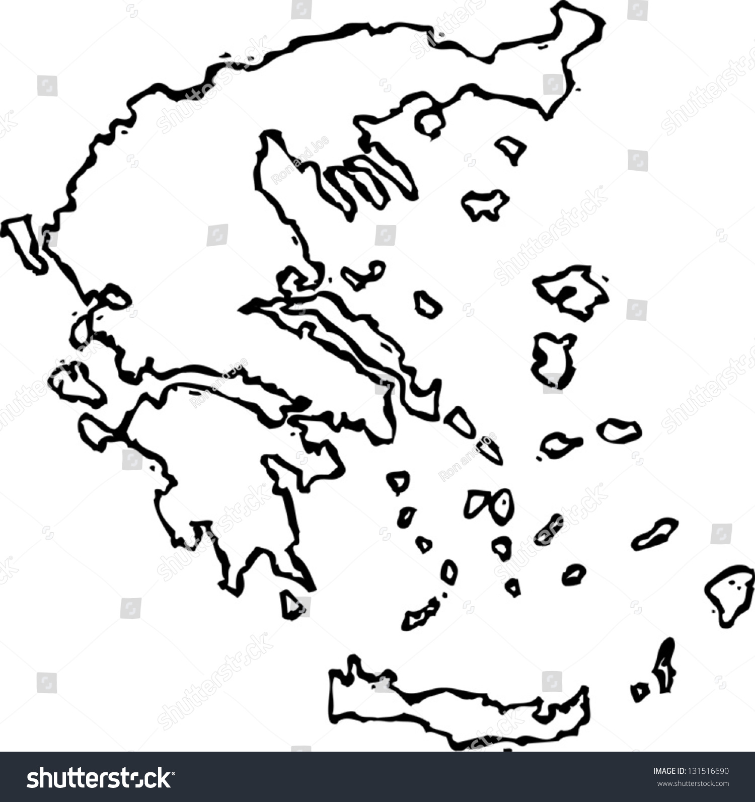 Древняя греция на карте