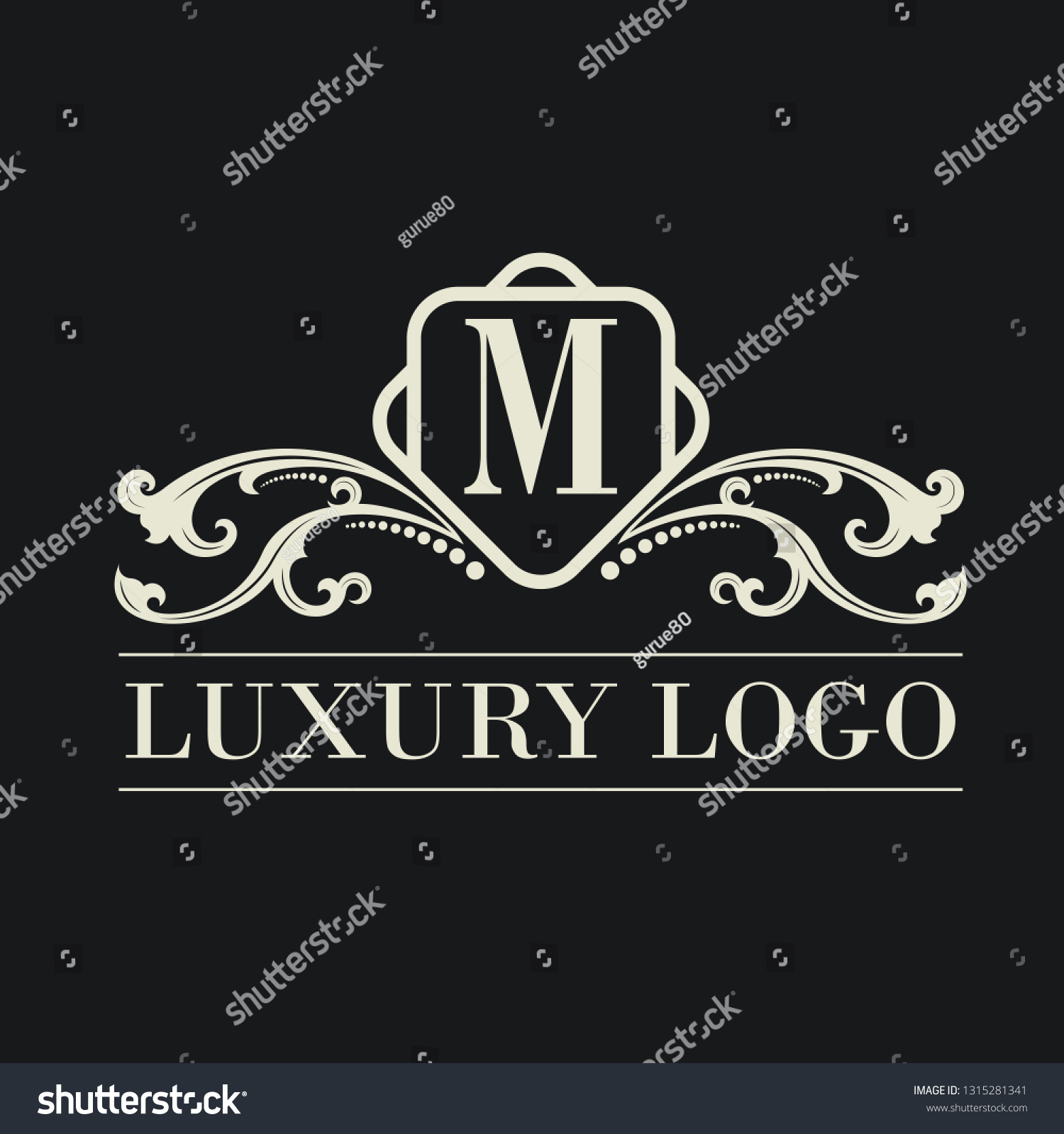 Illustration Luxury Logo Classic Elegant Designs Stock Vector (Royalty ...