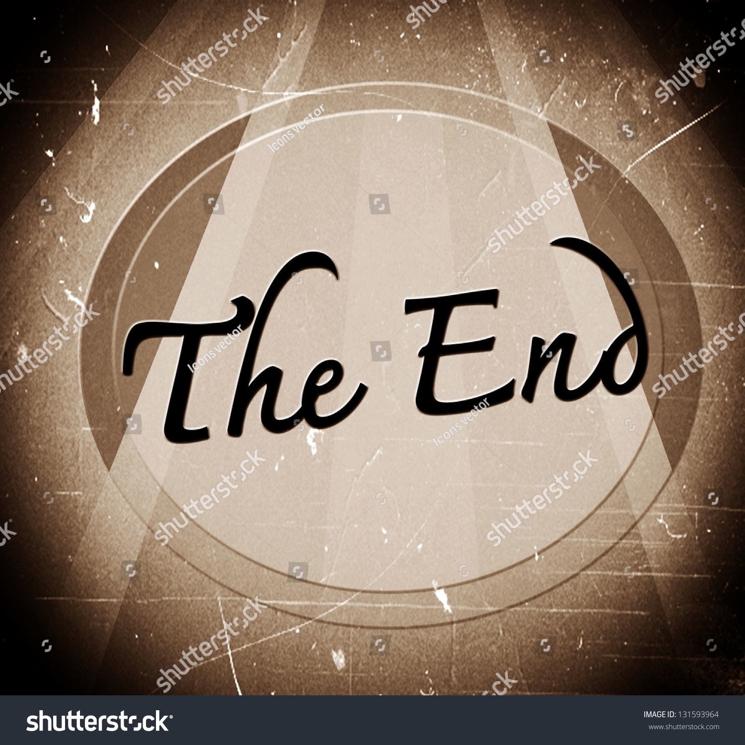 End Movie Ending Screen Images Background Stock Illustration 131593964 ...