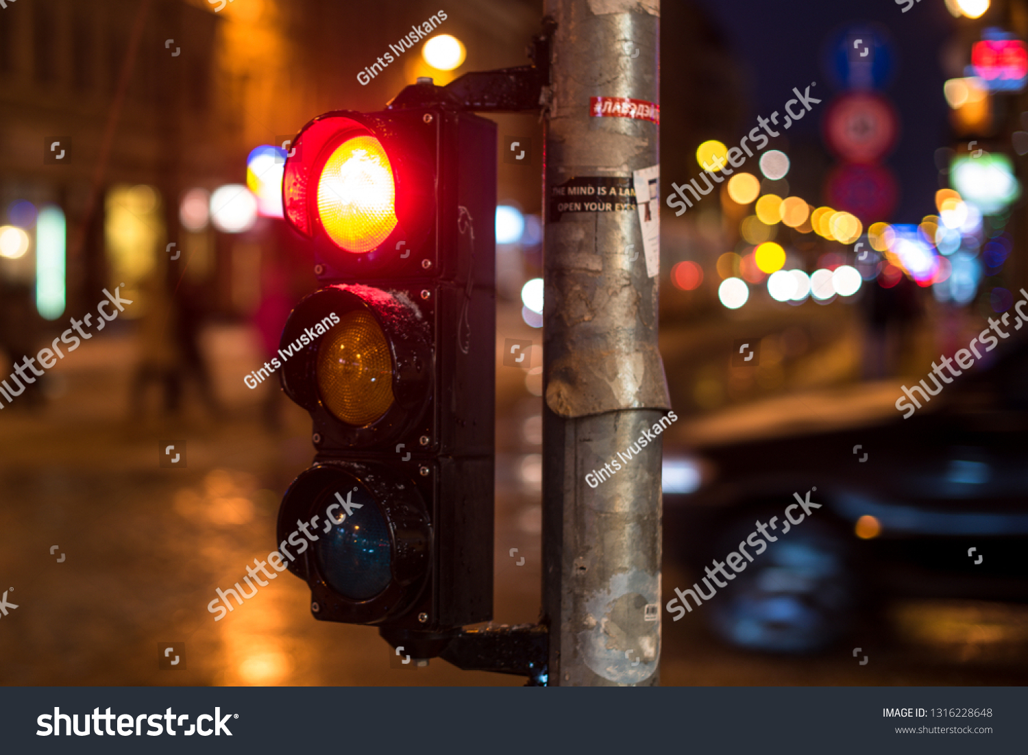 Riga Latvia Traffic Light Tram Stock Photo 1316228648 Shutterstock