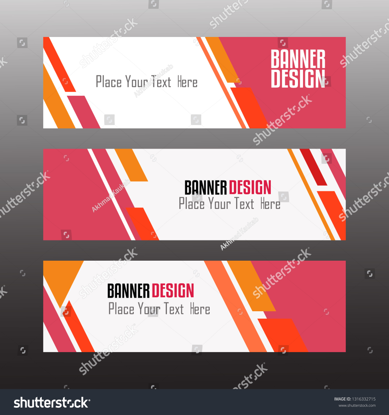 Background Banner Vectors Stock Vector (Royalty Free) 1316332715 ...