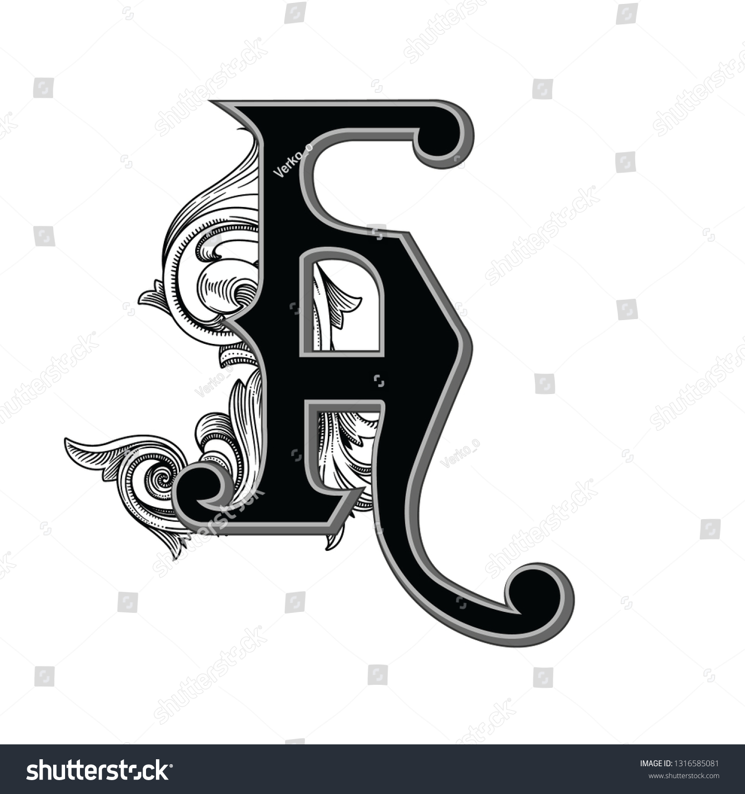 old english letters h