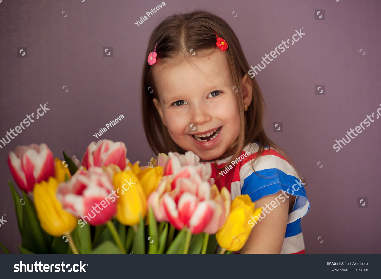 Rub Happy Cute Little Girl 34 Stock Photo 1317284336 | Shutterstock