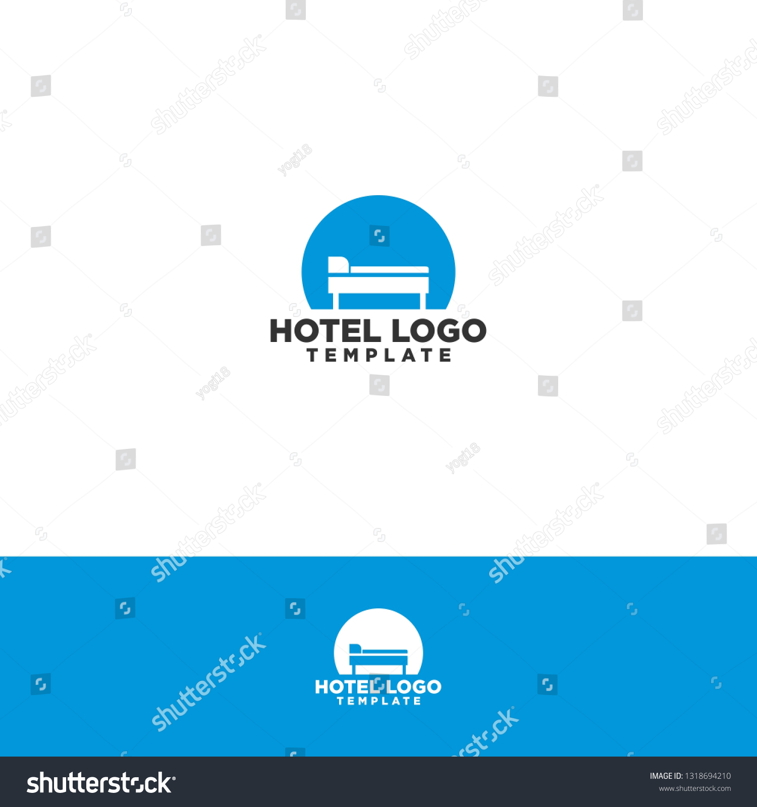 Hotel Logo Template Stock Vector (Royalty Free) 1318694210 | Shutterstock