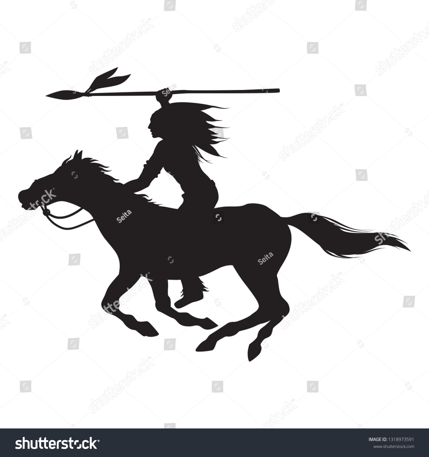 1,141 Native American Riding Horse Images, Stock Photos & Vectors ...