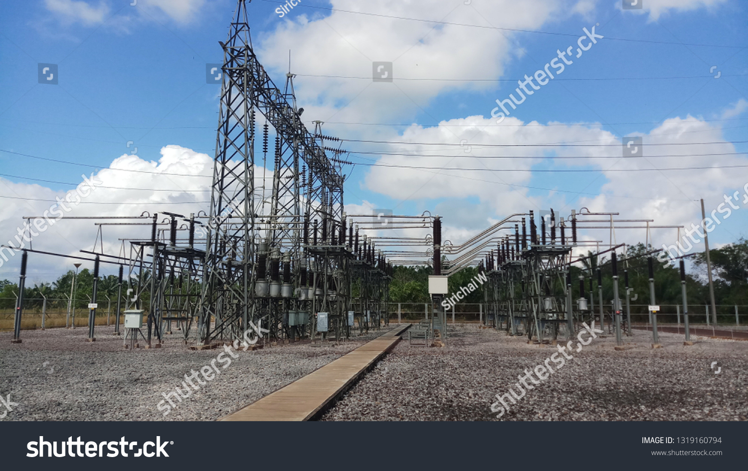 Outdoor Electrical Substation High Voltage Stock Photo Shutterstock