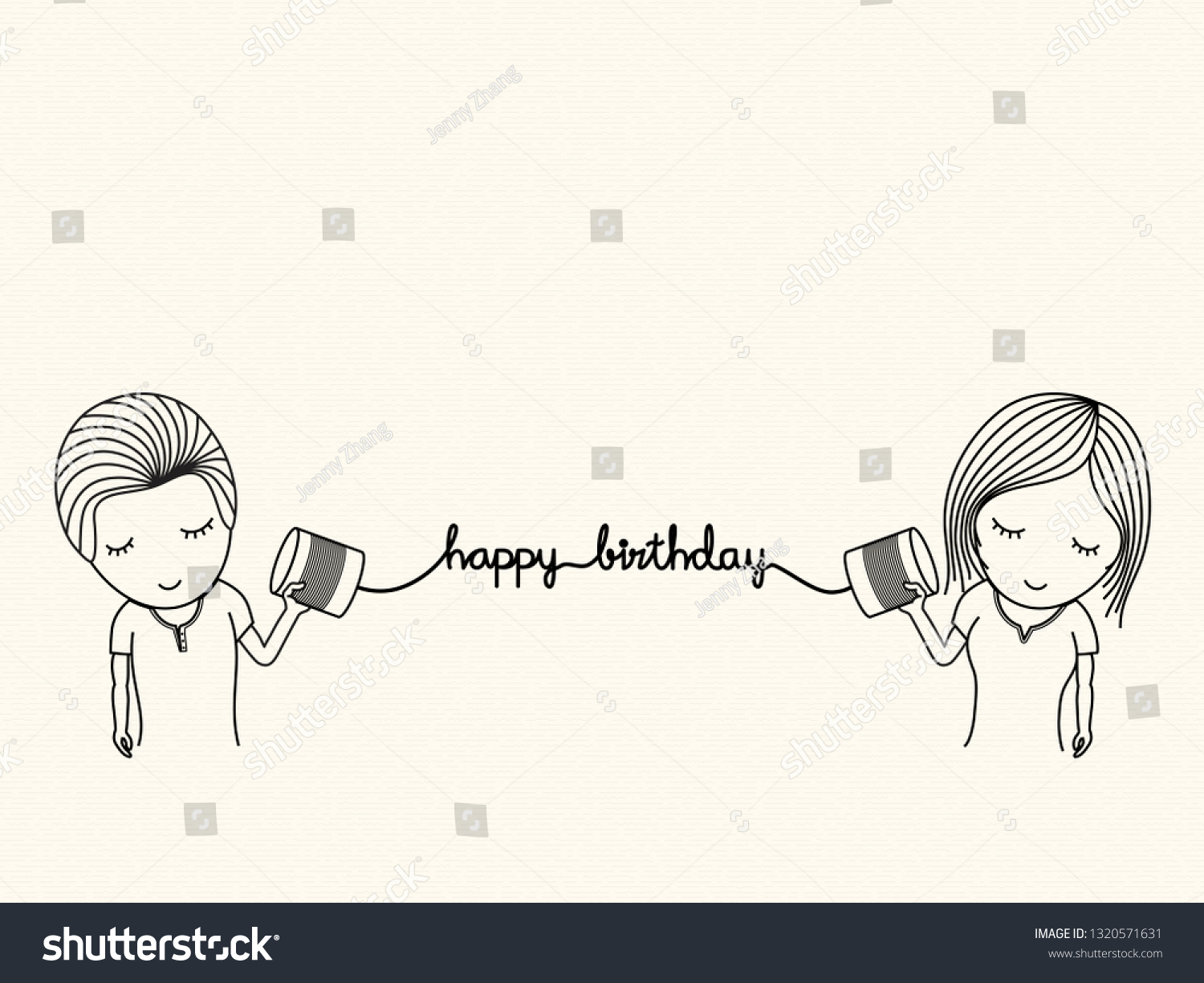 Happy Birthday Friend Long Distance Vektor Stok Happy Birthday Long Distance Relationship Friends (Tanpa  Royalti) 1320571631 | Shutterstock