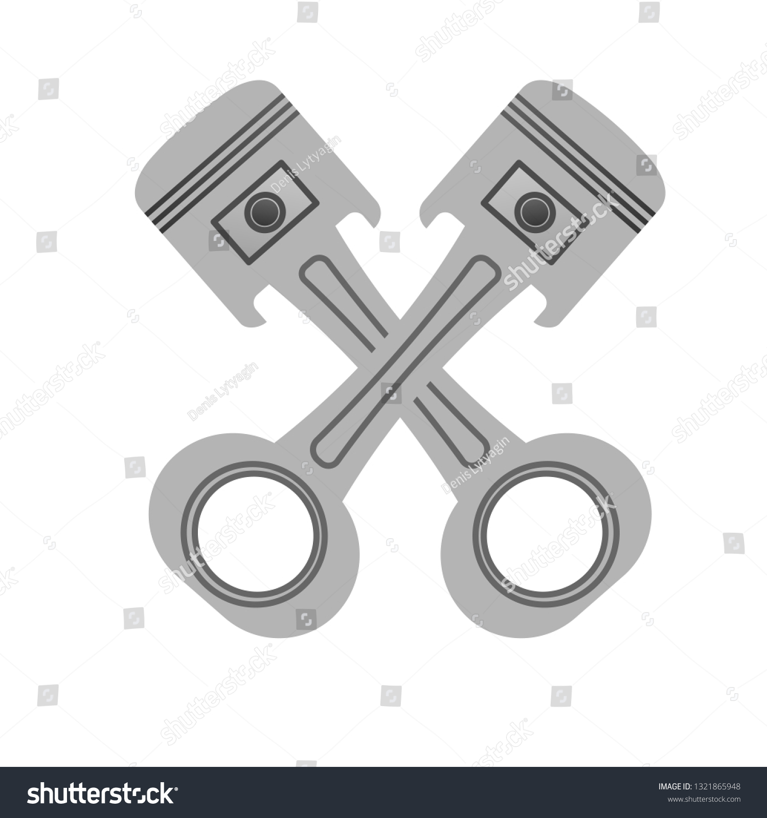 Piston Engine Vector Graphics Stock Vector (Royalty Free) 1321865948 ...