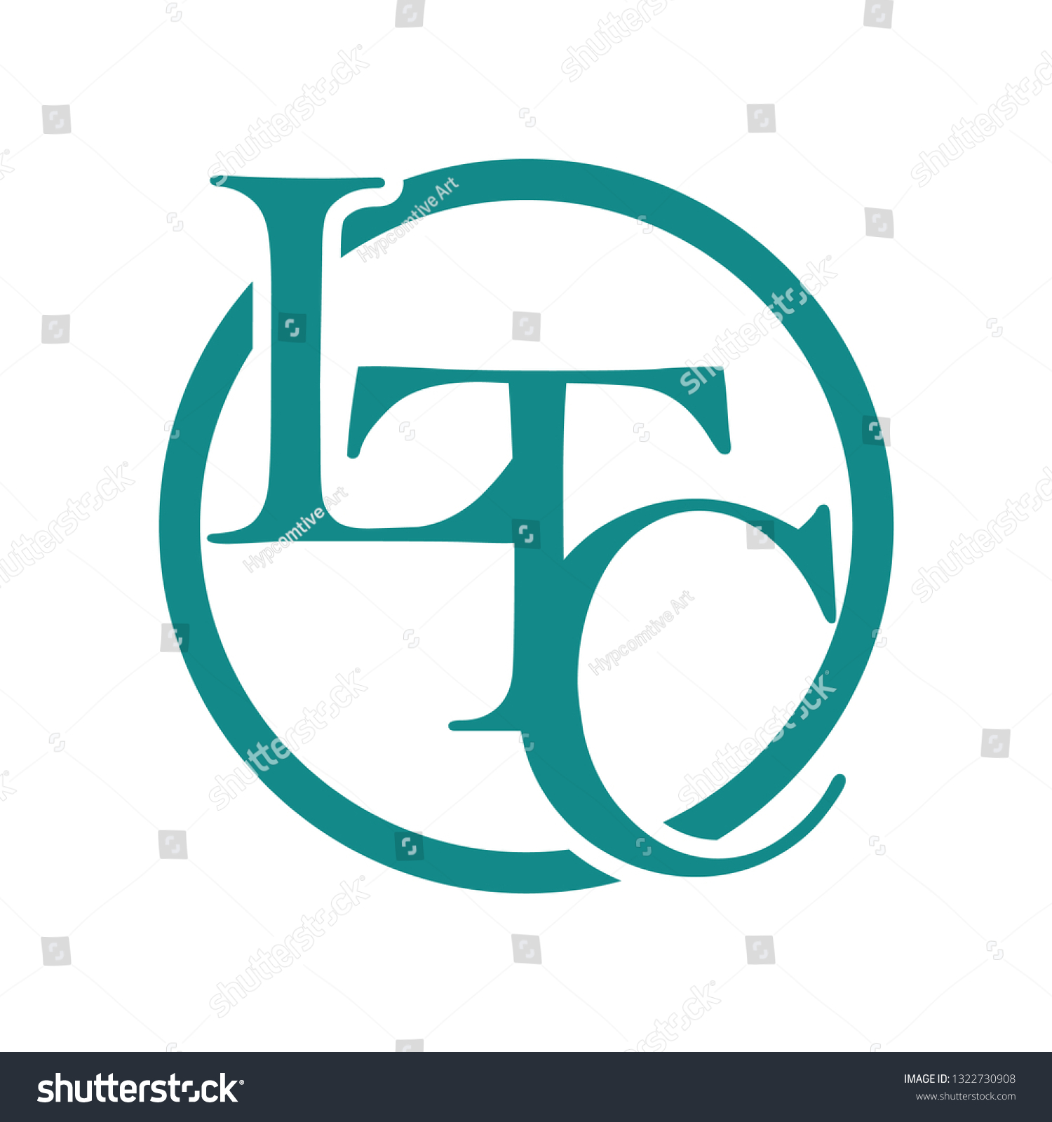 Ltc Logo Design Vector Template Creative Stock Vector (Royalty Free ...