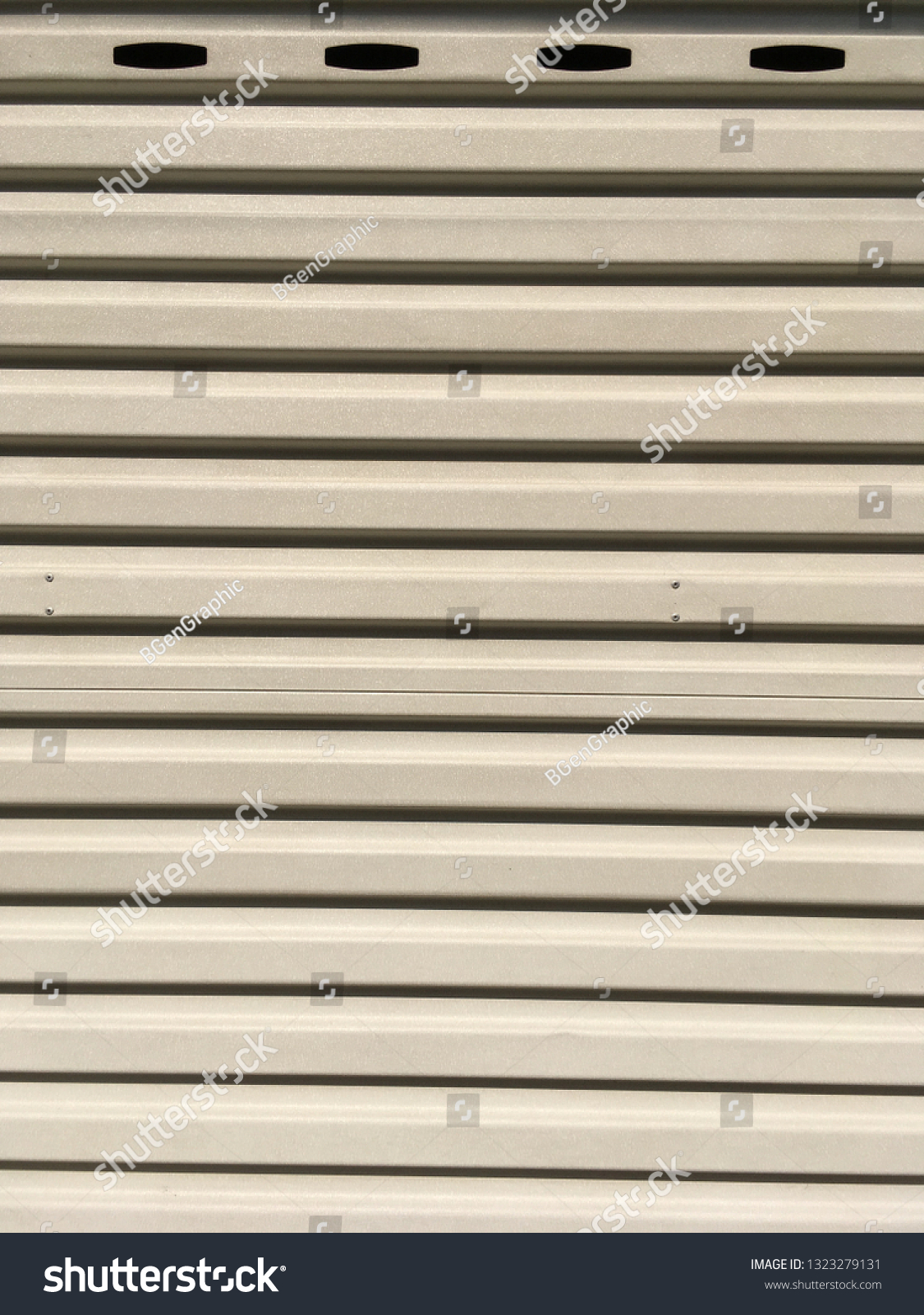 Steel Roller Door Texture Stock Photo 1323279131 | Shutterstock