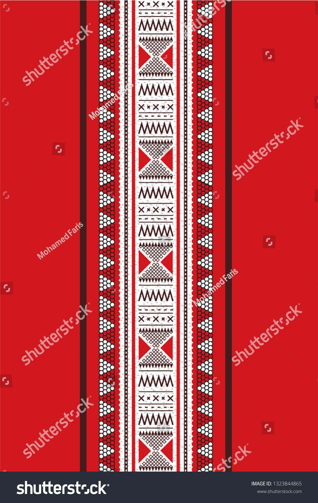 Traditional Folk Sadu Arabian Hand Weaving Stock Vector (Royalty Free ...