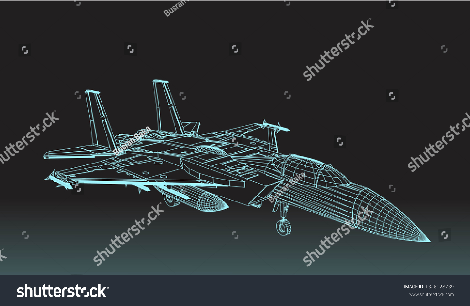 Jet Plane Structure Stock Vector (Royalty Free) 1326028739 | Shutterstock