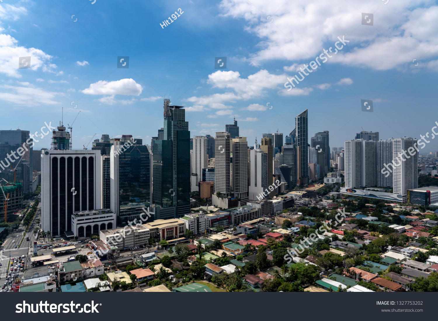 Manilaphilippines February 2019 Aerial View Manila Stock Photo ...