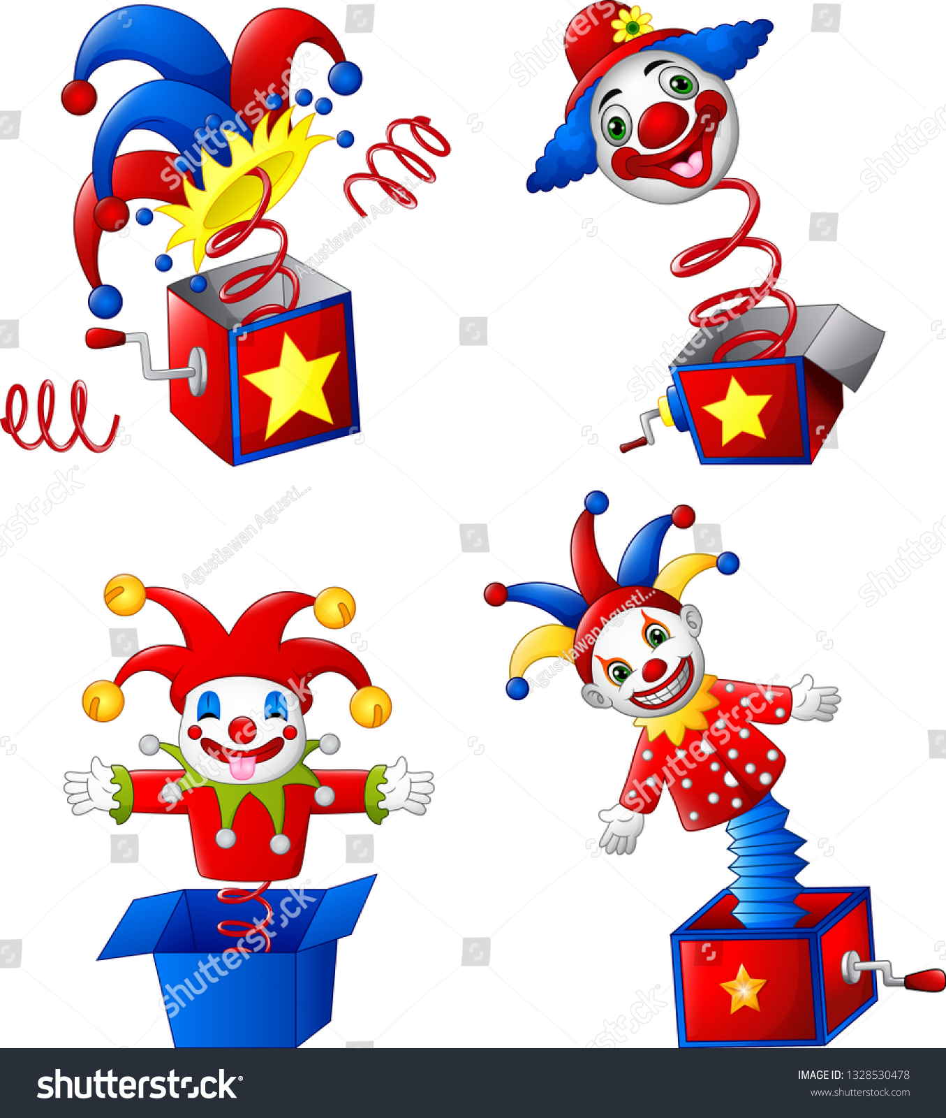 clown in box toy