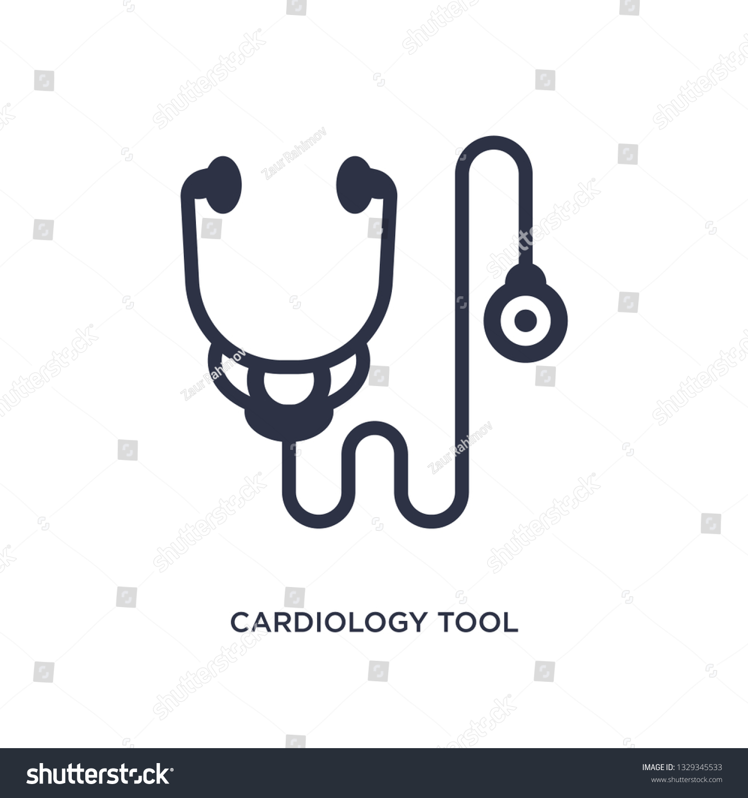 Cardiology Tool Icon Simple Element Illustration Stock Vector (Royalty ...