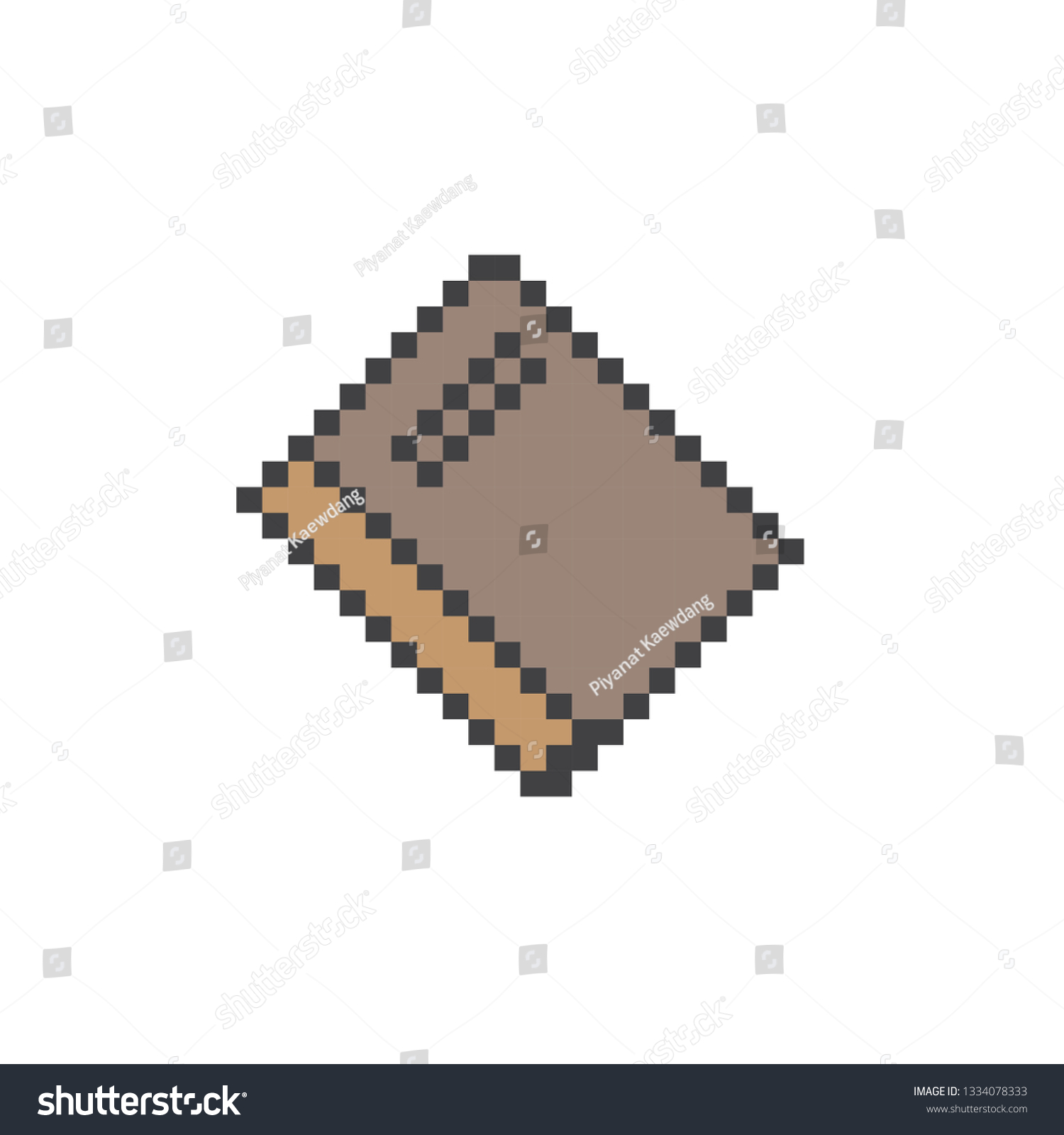 Book Pixel Art Stock Vector (Royalty Free) 1334078333 | Shutterstock