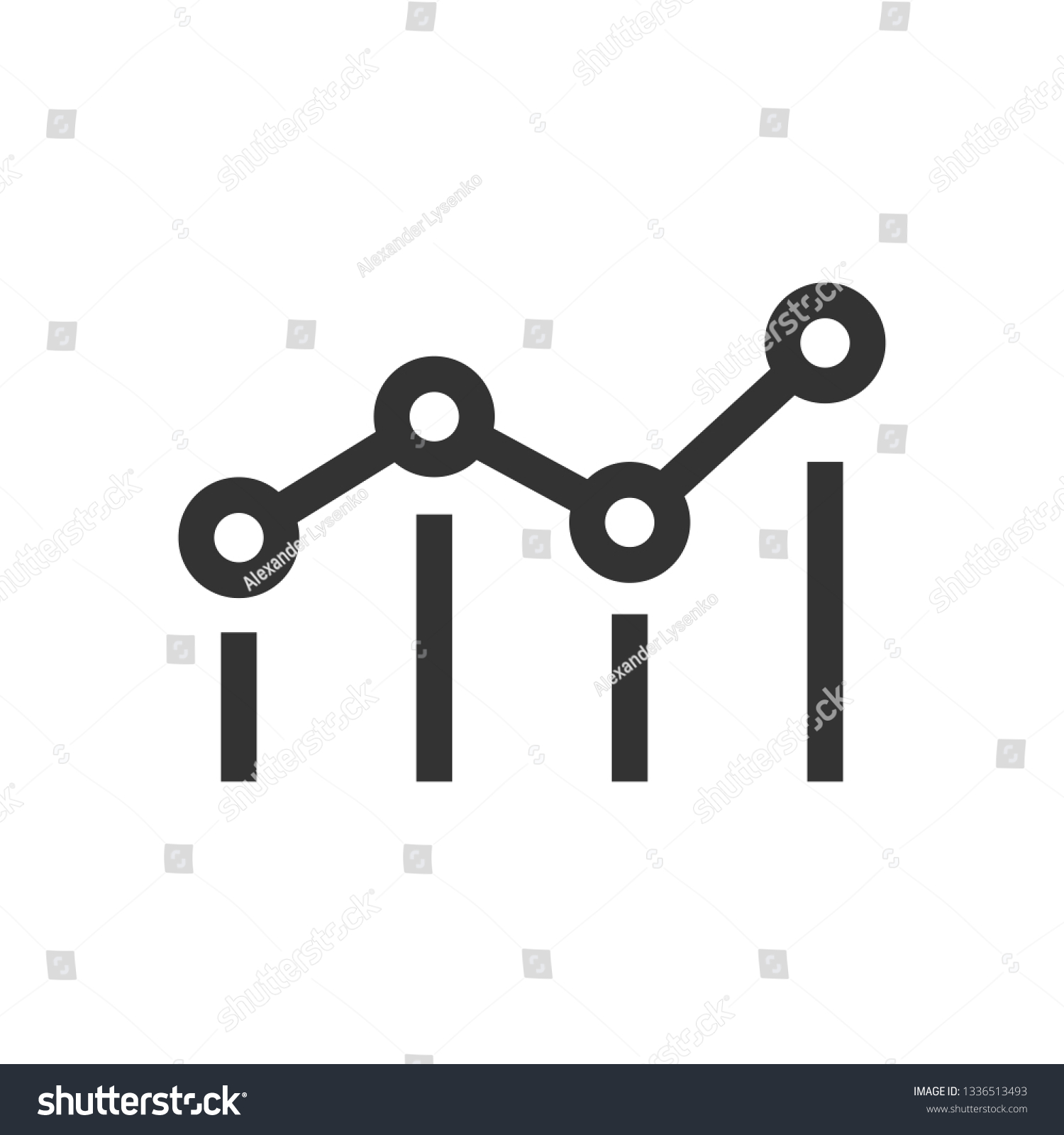 Benchmark Measure Icon Flat Style Dashboard Stock Vector (Royalty Free ...